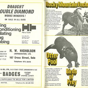 Belle Vue, Manchester. Pages from 1971 guidebook