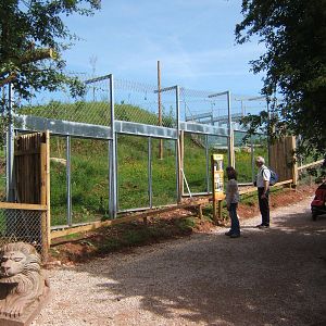View of one of the new Carnivore enclosures