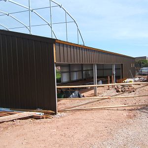 View of House for South American Aviary under construction