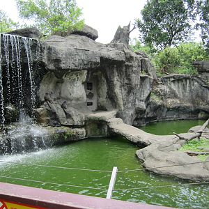 Formosan rock-monkey exhibit