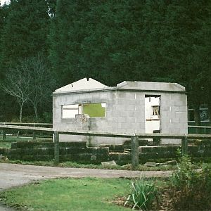 Primate block during demolition, 6th December 2003