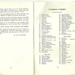 Ilfracombe Zoo Park - pages from early 1960s guidebook