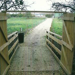Path to extension of park, 1st November 2013