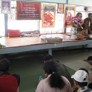 snake monastery in Bago