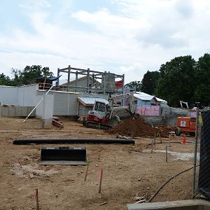 Penguin Exhibit Construction - June 2014