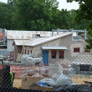 Penguin Exhibit Construction - July 2014