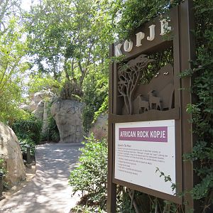 Africa Rocks - Kopje - Path and Sign