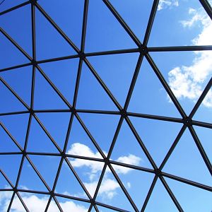Golden Dome Stadium Roof Detail at Miami Seaquarium, 16/10/13