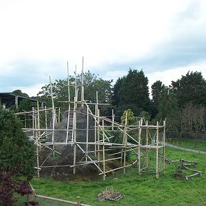Lemur exhibit viewed from the monorail, 7th July 2014