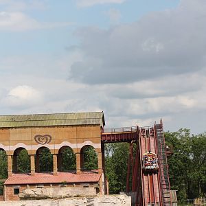 Heading for above the Lion House, 7th July 2014