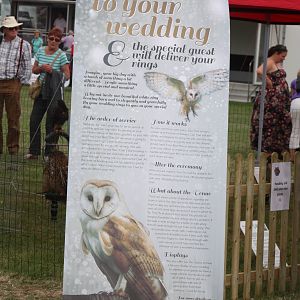 Park signage at Driffield Show, 16th July 2014