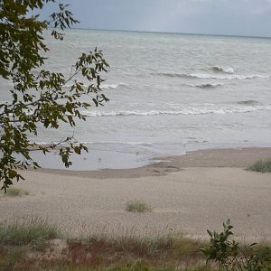 View of Lake Michigan from the Zoo