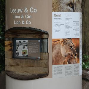 Info sign Lions