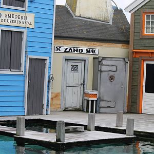 Part of the sea lion theatre.