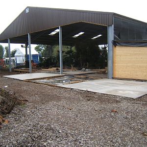 Lorikeet Aviary still under-construction