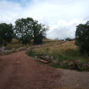 View of new path towards new exhibits yet to open
