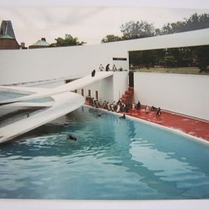 Lubetkin Penguin Pool London Zoo 1990.