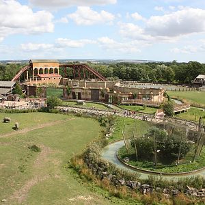 Slightly closer view of area beyond the Lost KIngdom Aviary, 4th August 201