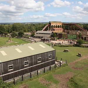 Second Giraffe House in close-up, 4th August 2014