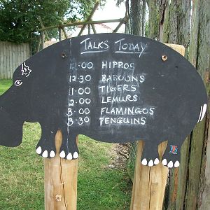 Talks signage, 4th August 2014