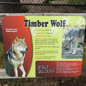 New Wolf Info Sign