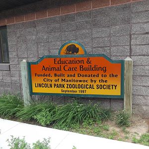 Education and Animal Care Building Sign