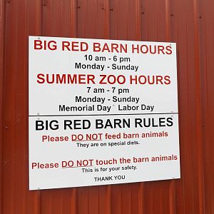 Big Red Barn Sign