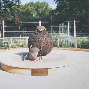 Scarab Beetle sculpture 6/10/99.
