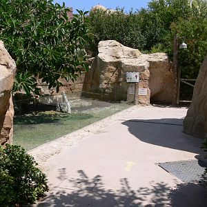 Muntjac enclosure at Terra Natura, 03/08/14