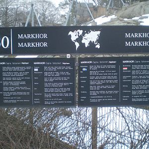Markhor signage