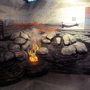 Origins Gallery - Lava Exhibit