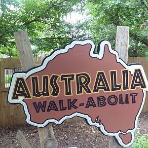 Australian Walk-About Sign