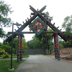 Africa! - Entrance Sign