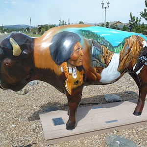 Bison Statue