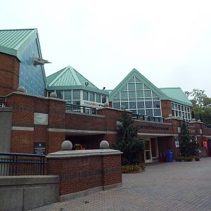 The Living World - North Entrance (photo taken from inside the zoo)