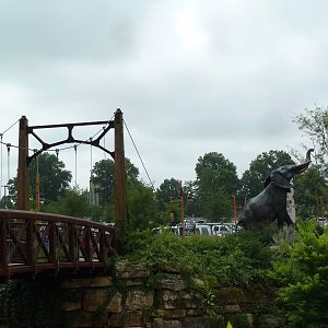 South Entrance Bridge (with new African Elephant statue)