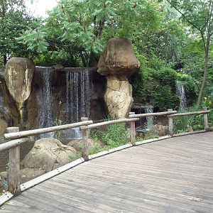 River's Edge - Entrance Waterfall