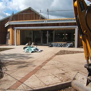 View of Entrance near being finished