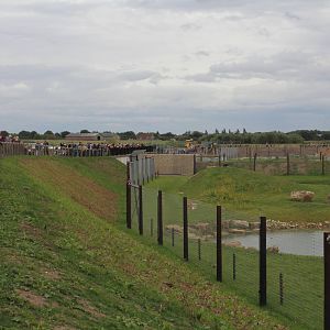 Crowds at the first Safari night after Victor arrived 21-8-14