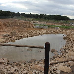 Another view of 2nd Polar bear enclosure 21-8-14