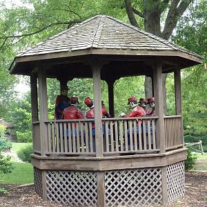 Gazebo + Plastic Characters