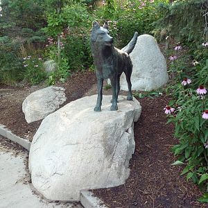 Wolf Statue