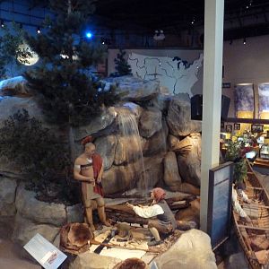 Lower Level Displays - Overhead Shot