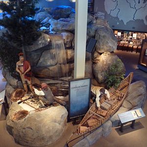 Lower Level Displays - Overhead Shot