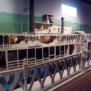 River Museum - Model Steamship (complete with people)
