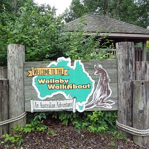 Wallaby WalkAbout - Entrance Sign