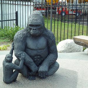 Gorilla Forest Statue (New in 2013)