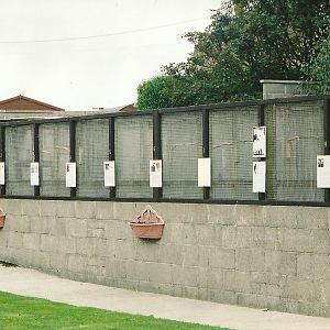 Closer view of parakeet aviaries, 5th September 2006