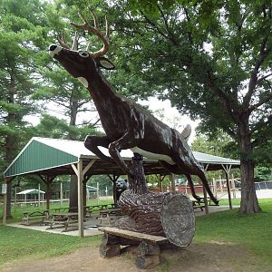 Deer Statue (much larger than life size)
