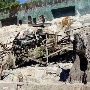 Skansen Aquarium - Baboon exhibit